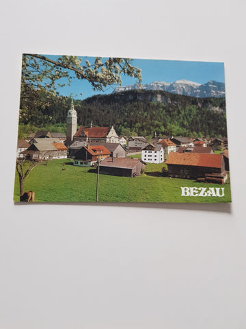 AK Bezau mit Kanisfluh im Bregenzerwald.