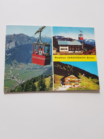 AK Bezau. Berghaus Sonderdach. Bes. Alois Inauer.