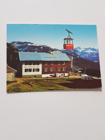 AK Bezau 387. Berghaus Sonderdach. Bes.: Alois Innauer.