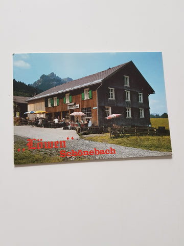 AK Schönebach. Gasthof Löwen. Bes. Fam. Wirth.