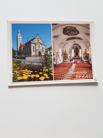 AK Pfarrkirche Bezau.