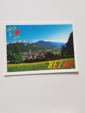 AK Gruß und Kuss aus Bezau. Bregenzerwald.