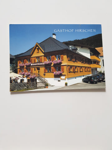 AK Bezau. Gasthof Pension Hirschen. Familie Albrecht.