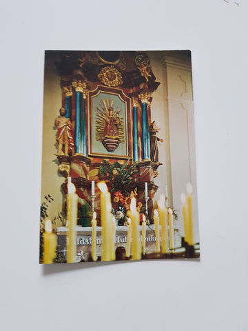 AK Bildstein. Wallfahrtskirche, Marienaltar mit Gnadenbild.
