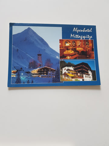 AK Damüls. Alpenhotel Mittagspitze. Familie Madlener.