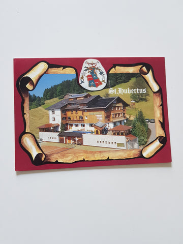 AK Großdorf über Egg. Ferienidylle St. Hubertus. Familie Meusburger.