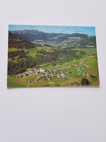 AK Hittisau. Luftbild.