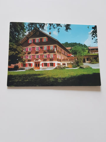 AK Hittisau- Bolgenach. Gasthof Pension Restaurant Engel. Besitzer: Familie Berkmann.