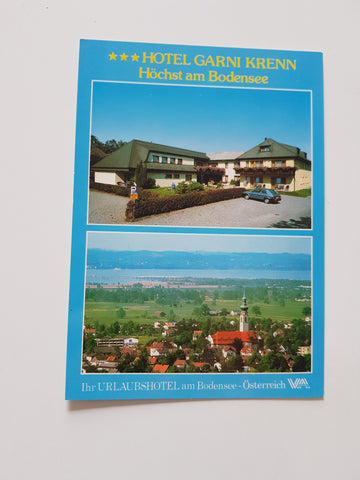 AK Höchst bei Bregenz. Hotel Garni Krenn.