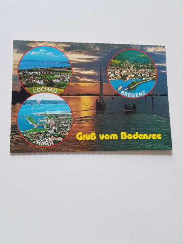 AK Gruß vom Bodensee. Lochau. Hard. Bregenz.