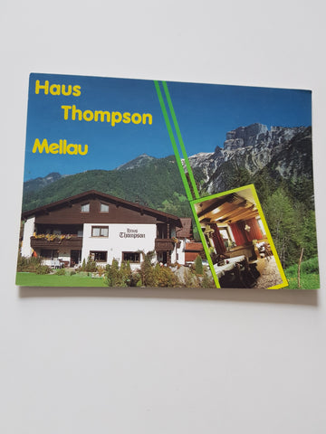 AK Mellau. Haus Thompson. Achsiedlung 371.
