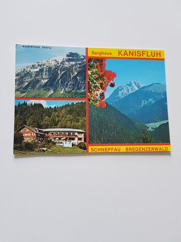 AK Schnepfau. Berghaus Kanisfluh. Fam. Moosmann.