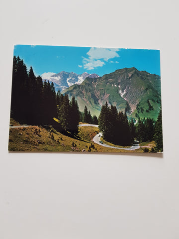 AK Hochtannbergstraße. Blick gegen Braunarlspitze.