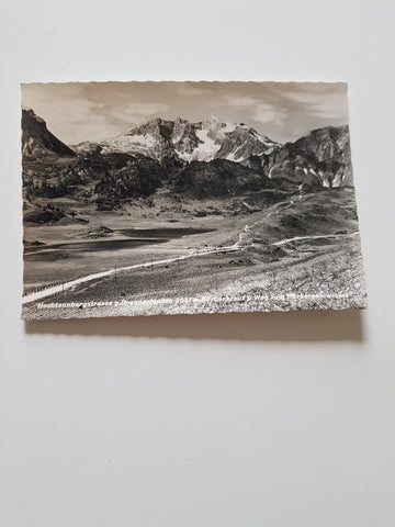 AK Hochtannbergstrasse g. Braunarlspitze, Körberkreuz u. Weg zum Körbersee.