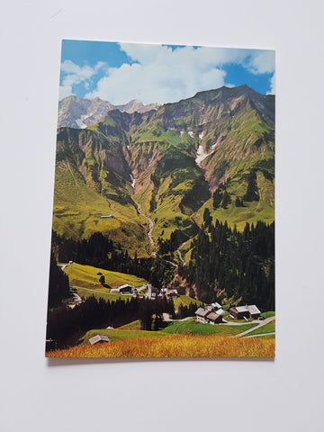AK Schröcken mit Braunarlspitze.