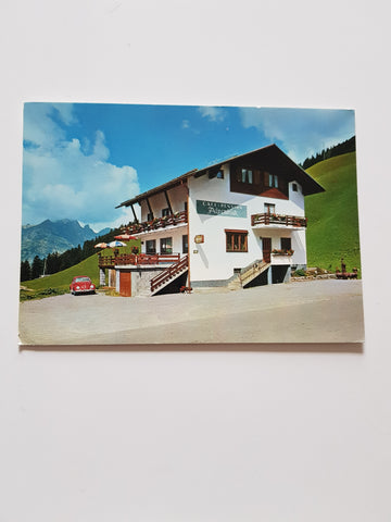 AK Schröcken. Nesslegg. cafe Pension Alpenblick Besitzer: Anton Schwarzmann.