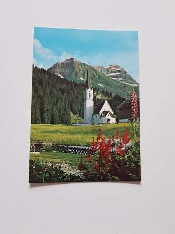 AK Schröcken mit Mohnenfluh und Juppenspitze.