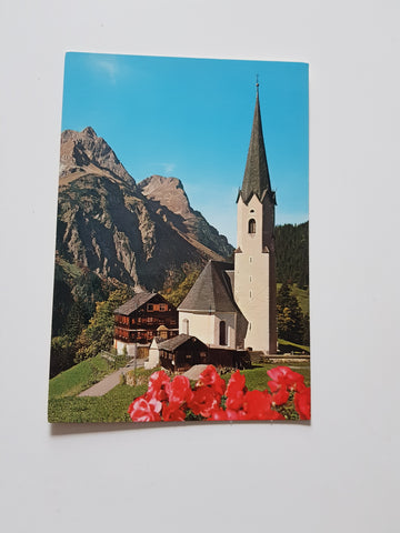 AK Schröcken mit Künzelspitze.
