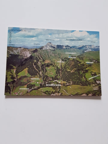 AK Schröcken. Panorama vom Hochtannberg.