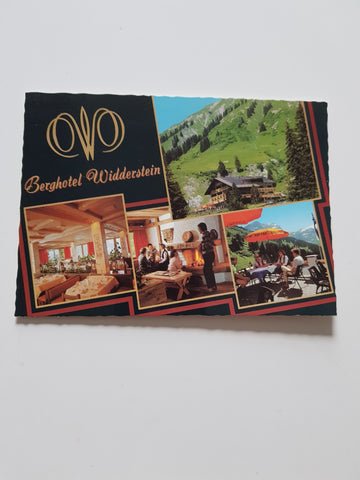 AK Nesslegg-Schröcken. Berghotel Widderstein. Fam. Schwarzmann.