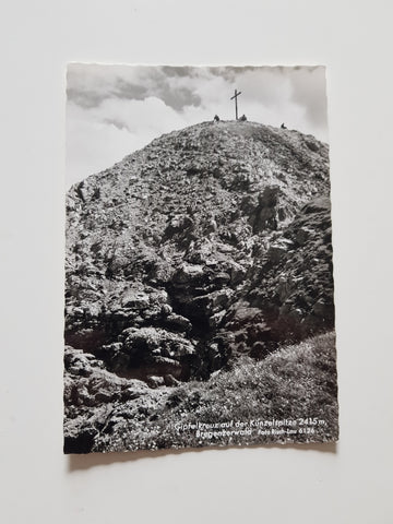 AK Gipfelkreuz auf der Künzelspitze.