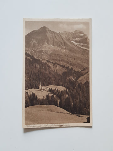 AK Schröcken mit Mohnenfluh u. Juppenspitze.