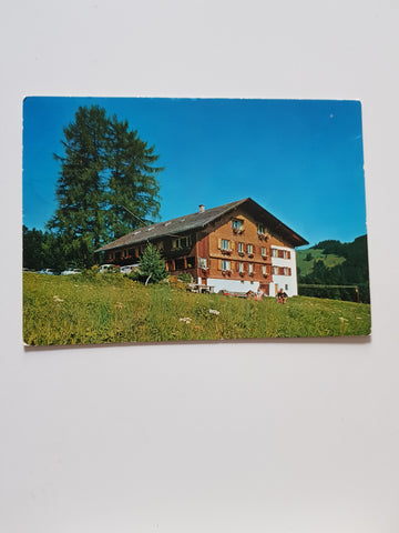 AK Schwarzenberg-Bödele. Pension Vier Lärchen.