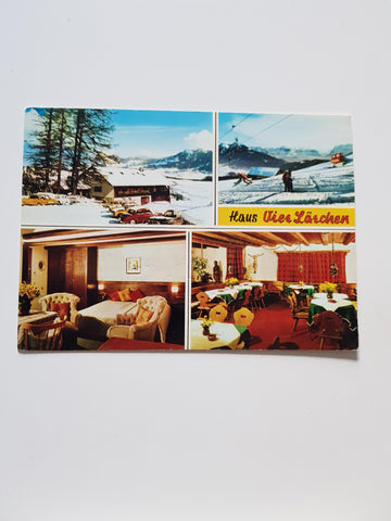 AK Schwarzenberg/Bregenzerwald. Haus Vier Lärchen. Marianne Nicolorich.