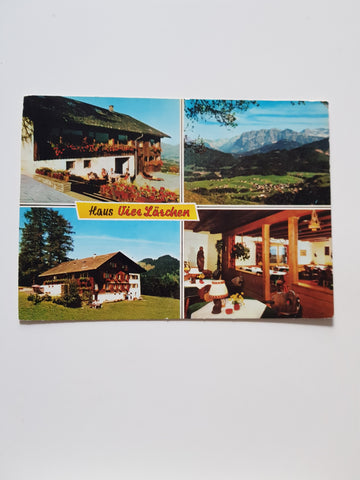 AK Schwarzenberg/Bregenzerwald. Haus Vier Lärchen. Marianne Nicolorich.