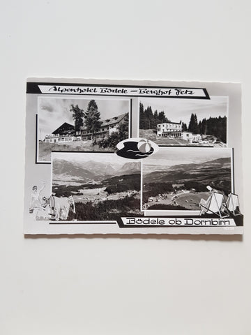 AK Alpenhotel Bödele - Berghof Fetz. Bödele ob Dornbirn.