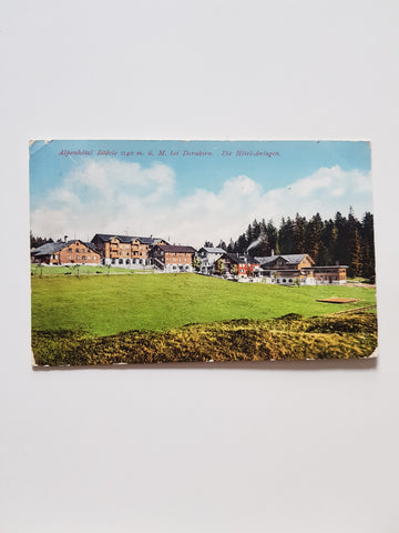 AK Alpenhotel Bödele bei Dornbirn. Die Hotel-Anlagen.