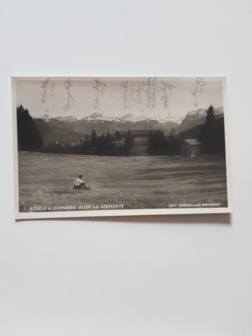 AK Bödele b. Dornbirn. Blick v.d. Seewarte.