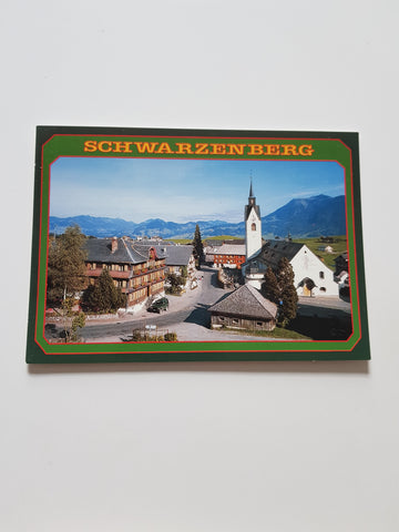 AK Schwarzenberg. Dorfplatz.