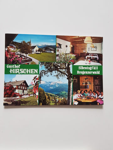 AK Sibratsgfäll. Gasthof Pension Hirschen. Fam. Dorner.