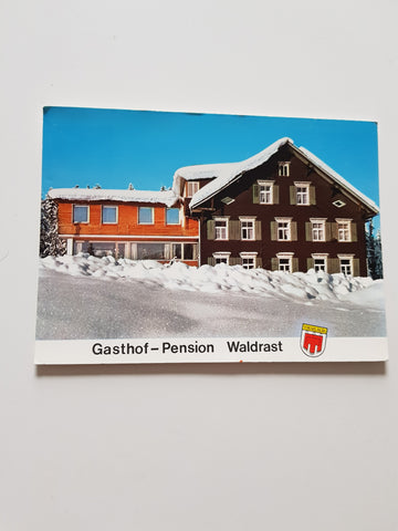 AK Sibratsgfäll. Gasthof Pension Waldrast. Fam. Bechter.