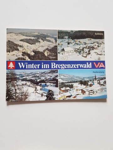 AK Winter im Bregenzerwald. Doren. Sulzberg. Krumbach. Riefensberg.