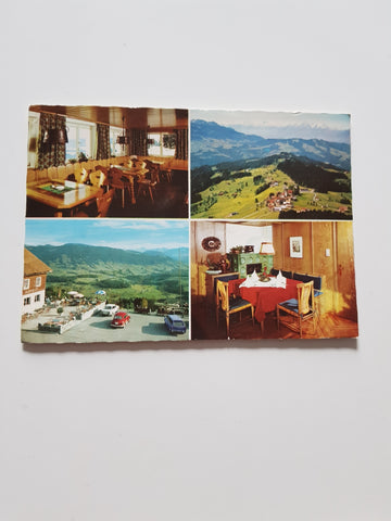 AK Sulzberg. Gasthof Pension Alpenblick. Besitzer: Fam. Hans Giselbrecht.