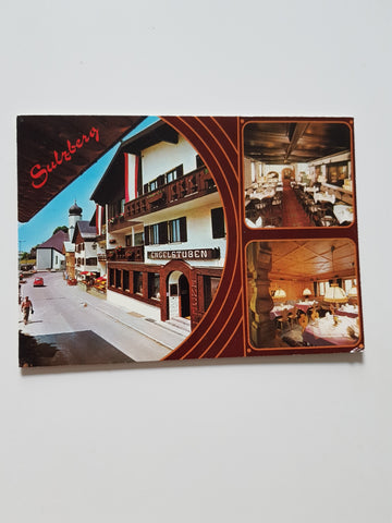 AK Sulzberg. Gasthof Engel. Bes. Fam. Giselbrecht.