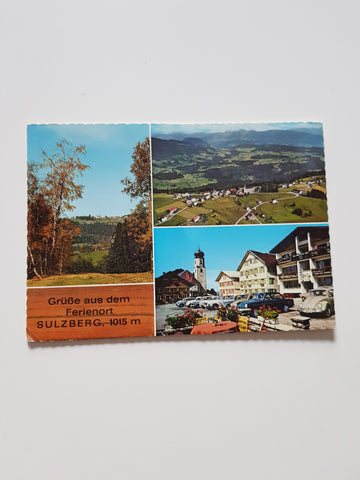 AK Grüße aus dem Ferienort Sulzberg.