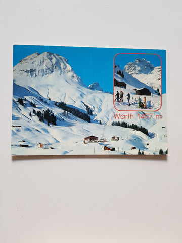 AK Warth am Arlberg. Skigebiet Steffisalp.