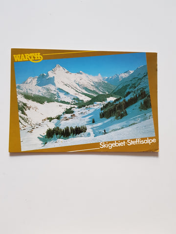 AK Warth. Skigebiet Steffisalpe.