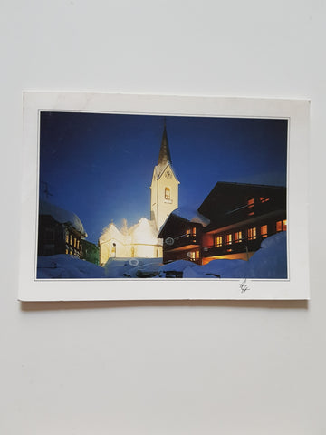 AK Kirche in Warth am Hochtannberg.