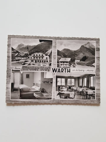 AK Warth. Pension Tiroler Hof.