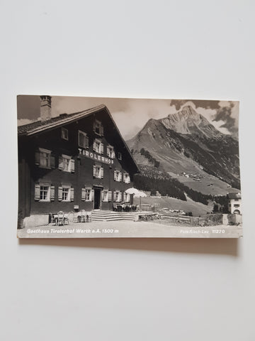 AK Warth. Gasthaus Tirolerhof.