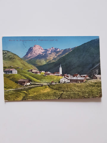 AK Warth im Bregenzerwald mit Widderstein.