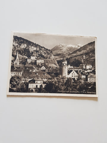 AK Feldkirch mit Gurtisspitze.