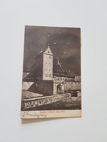 AK Salzthor Feldkirch Anno 1630.