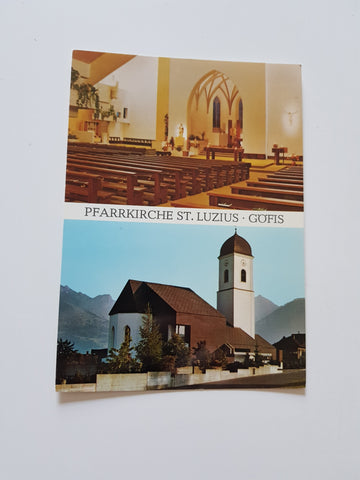 AK Göfis. Pfarrkirche St. Luzius.