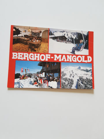 AK Laterns. Berghof Gapfohl. Bes. Metzgerei Mangold.