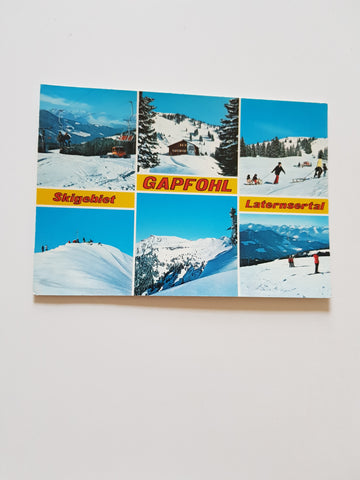 AK Gapfohl Skigebiet Laternsertal.